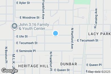 Map image of the property - 536 E Ute St