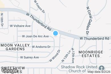 Map image of the property - 13249 N 14th Dr