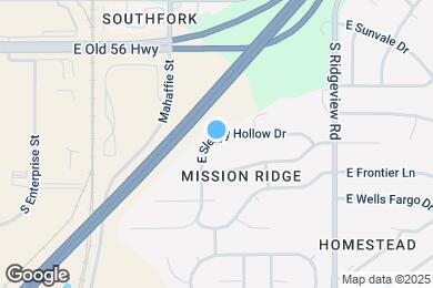Map image of the property - 1205 E Sleepy Hollow Dr