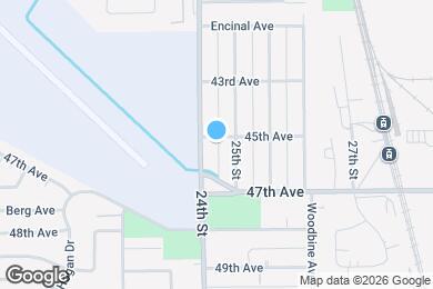 Map image of the property - 2420 45th Ave