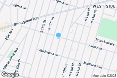 Map image of the property - 426 Avon Ave