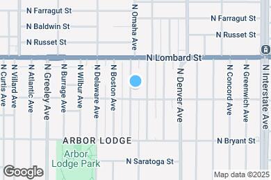 Map image of the property - 7224 N Omaha Ave