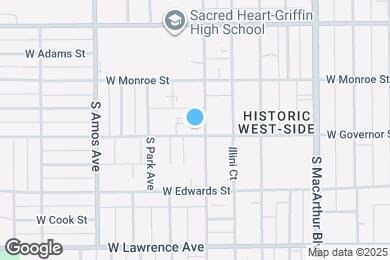 Map image of the property - 1209 1/2 W Governor St