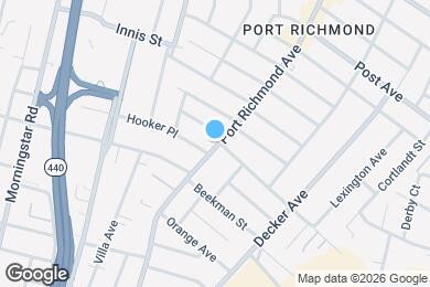 Map image of the property - 498 Port Richmond Ave