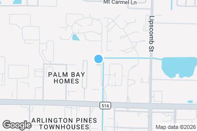 Map image of the property - Bottlebrush Apartments