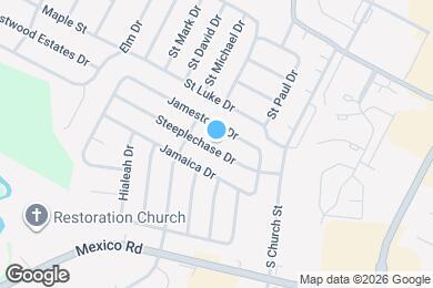 Map image of the property - 22 Steeplechase Dr