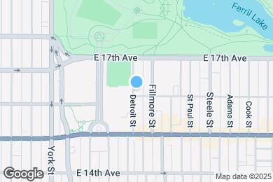 Map image of the property - 2805 E 16th Ave