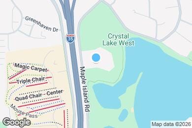 Map image of the property - Overlook at Crystal Lake