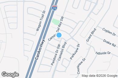 Map image of the property - 1944 Panza Dr SW