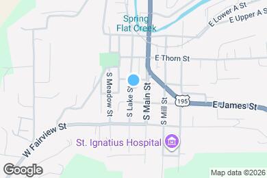 Map image of the property - 806 S Lake St