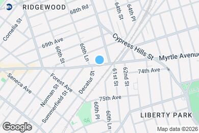 Map image of the property - Myrtle Avenue