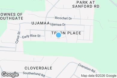 Map image of the property - 1300 Cathedral Rock Ct