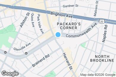 Map image of the property - 1212 Commonwealth Ave