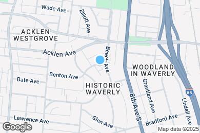 Map image of the property - 809 Benton Ave
