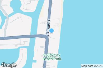 Map image of the property - 4111 S Ocean Dr