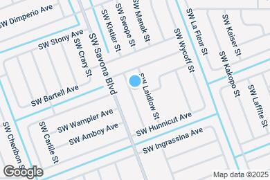 Map image of the property - 3933 SW Helmlinger St