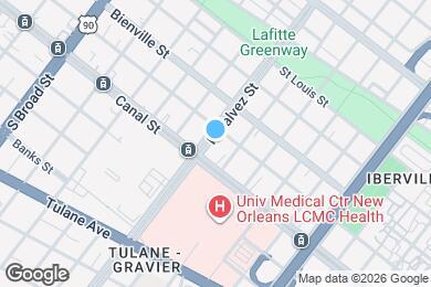 Map image of the property - 124 N Galvez St