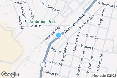 Map image of the property - 720 Winchester Ave
