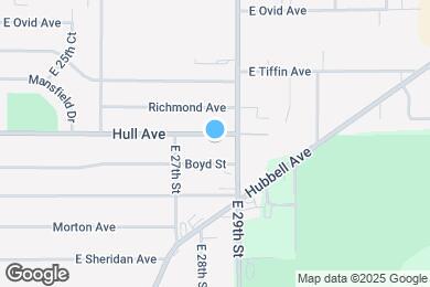 Map image of the property - 2813 Hull Ave