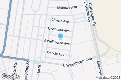 Map image of the property - 145 E Wellington Ave