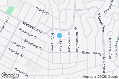 Map image of the property - 955 N Hicks Ave