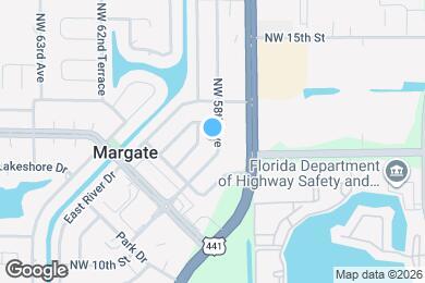 Map image of the property - 1401 NW 58th Ave