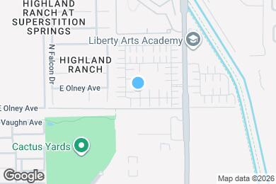 Map image of the property - 4672 E Olney Ave