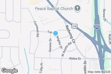 Map image of the property - 3709 Turner Heights Dr