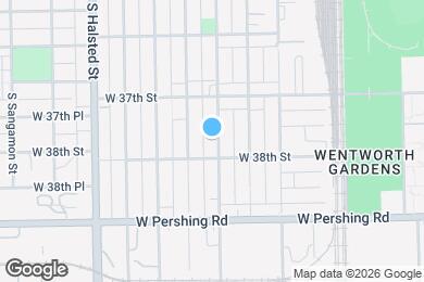 Map image of the property - 3744 S Wallace St