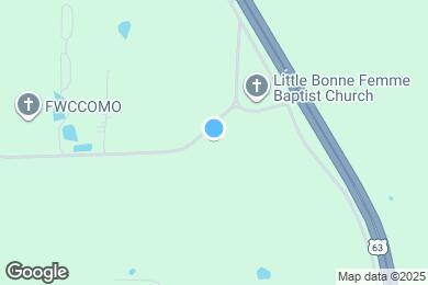 Map image of the property - 5280 E Bonne Femme Church Rd