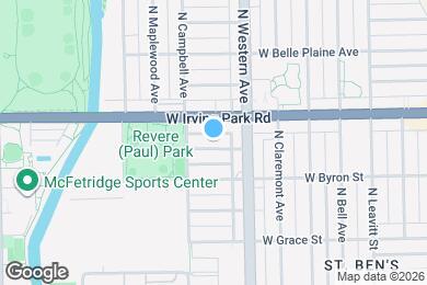 Map image of the property - 2433 W Dakin St