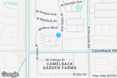 Map image of the property - 5107 N 189th Dr
