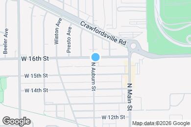 Map image of the property - 4977 W 16th St