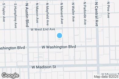 Map image of the property - 128 N Menard Ave