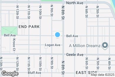 Map image of the property - 819 Bell Ave