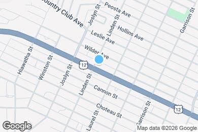 Map image of the property - 1818 Euclid Ave