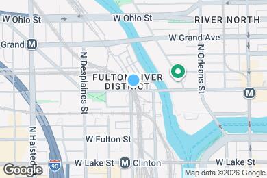 Map image of the property - 448 W Kinzie St