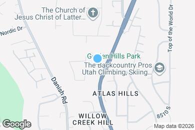 Map image of the property - 3419 E 8350 S