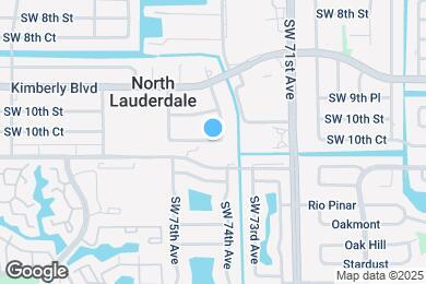 Map image of the property - 7410 SW 10th Ct