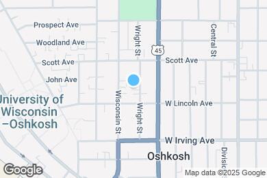 Map image of the property - 821 Wright St