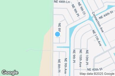 Map image of the property - 4124 NE 8th Pl