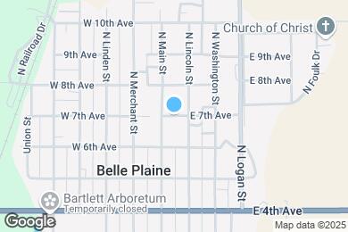 Map image of the property - 105 E 7th Ave