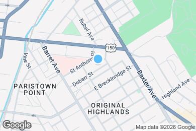 Map image of the property - 1423 Debarr St