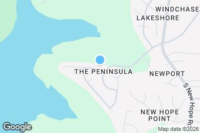 Map image of the property - 4804 Peninsula Pointe Dr