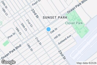 Map image of the property - 2301 Oak St