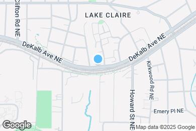 Map image of the property - 1876 DeKalb Ave NE