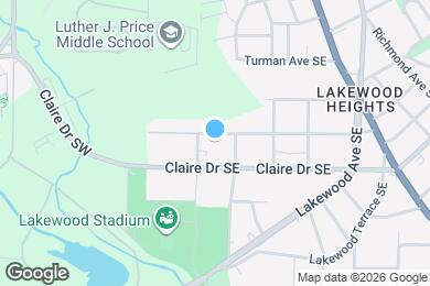 Map image of the property - 79 Adair Ave SE