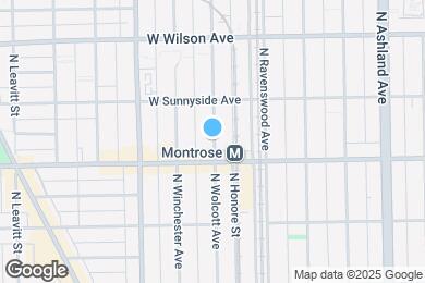 Map image of the property - 4420 N Wolcott Ave