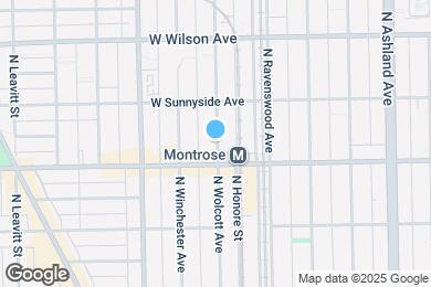 Map image of the property - 4422 N Wolcott Ave