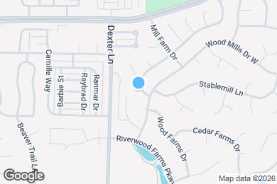 Map image of the property - 1641 Kings Pond Cv